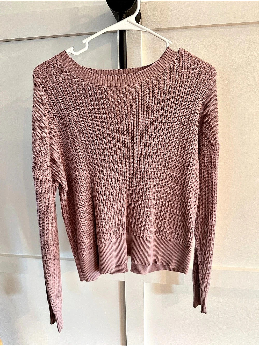 Pink Rose Pink Cutout Sweater Size XS